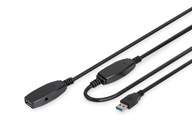 Kabel przedłużający USB 3.0 SuperSpeed Typ USB A USB A M Ż aktywny 20m Czar