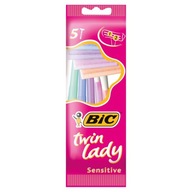 Jednorazový holiaci strojček Bic 5 ks TWIN LADY