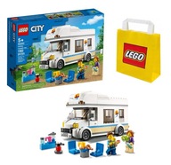 LEGO City 60283 - Wakacyjny kamper - Mama Tata Dziecko + Torebka na prezent