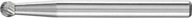Malá fréza trzpie.ze s tvrdou kulovou stopkou0302 5 3 mm 3x2 mm Pferd