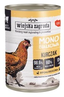 WIEJSKA ZAGRODA Monobiałkowa dla kota Kurczak 400g