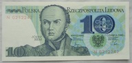 POLSKA - PRL : banknot - 10 złotych 1982 - seria N / UNC