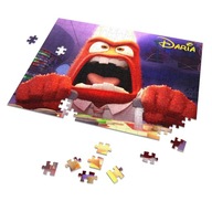 Puzzle + meno v hlave sa vzory A4 110 dielikov.