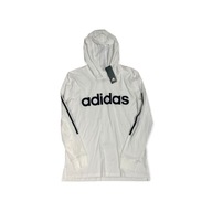 Detská biela blúzka s kapucňou ADIDAS XL 18 +