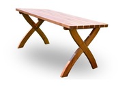 Stôl Tradgard drevo obdĺžnikové 70 x 160 x 68 cm