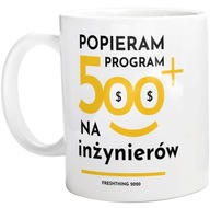 Program 500 plus na inżynierów Kubek Biały