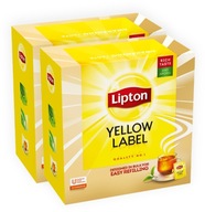 Herbata czarna w torebkach Lipton ekspresowa Yellow Label 100szt x2