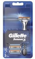 Maszynka na wkłady do golenia Gillette Sensor 3 1+3 (3 wkłady)