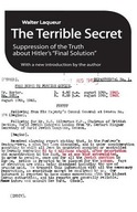 The Terrible Secret: Suppression of the Truth