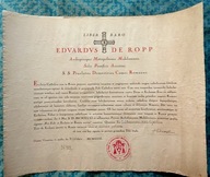 Liber Baro Eduardus de Ropp 1931