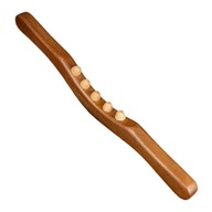 Drevený masážny nástroj Guasha Ručný bod