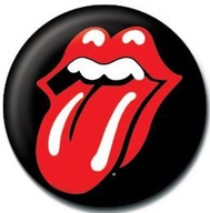 The Rolling Stones Red Lips - przypinka 2,5 cm