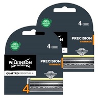 Náplne Nožnice WILKINSON Quattro Essential 4 Precision Trimmer 8 ks