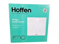 Hoffen waga łazienkowa szklana powierzchnia wyświetlacz LED