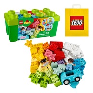 Kocky - LEGO DUPLO - Krabička s kockami (10913) + Darčeková taška LEGO