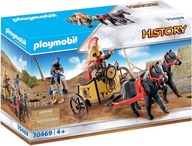 Playmobil 70469 Achilles w rydwanie z Patroklosem