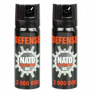 Gaz Pieprzowy w Żelu Gaz Obronny Gaz Łzawiązy Chmura NATO DEFENCE 50 ml