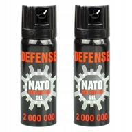 Gaz Pieprzowy w Żelu Gaz Obronny Gaz Paraliżujący Chmura NATO DEFENCE 50 ml