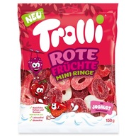 Trolli Rote Früchte żelki owocowe truskawka malina wiśnia 150g DE