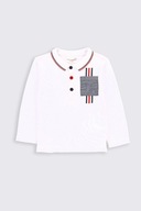 Chłopięcy T-Shirt Polo biały 80 Coccodrillo