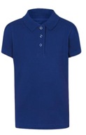 George koszulka polo dziewczęca regular fit niebieska kobaltowa 134/140