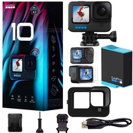 Kamera GoPro Hero Black 10 4K - 5,3K GoPro Go Pro 10 + Zestaw szkło silikon