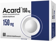 Acard 150 mg lek przeciwzakrzepowy 60 tabletek