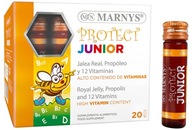 MARNYS Protect Junior Mleczko pszczele propolis+12 witamin 20 fiolek 10 ml