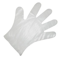 Jednorazové ochranné fóliové rukavice 100 ks