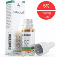 Cibdol 5% 10ml 500mg Olejek z konopi CBD 2.0 - Szwajcarski PRODUCENT