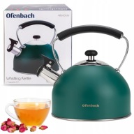 Acél vízforraló indukciós modern mintás 2,2l OFENBACH