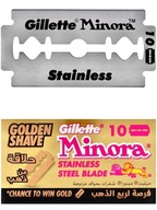 Gillette Minora 10 szt żyletki do golenia