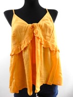 Top na ramiączkach krótka bluzka pomarańczowa nowa New Look 46 3XL