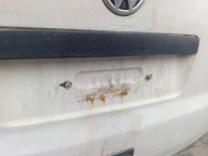 trunk door cover boot rear part VW T5 T5 LIFT biala