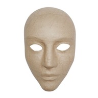 Plná maska podobná tvári 17 x 24 x 11 cm. AC363, Decopatch