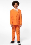 Detský chlapčenský oranžový oblek s kRAVATOU 2-8 rokov OppoSuits