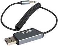 Transmiter samochodowy BT5.3 adapter audio USB AUX zestaw głośnomówiący