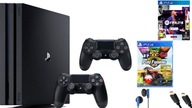 PlayStation 4 PRO 1TB CUH-7216B + GAMES 2 podložky!