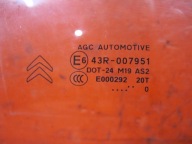 CITROEN DS3 10-16 window door right front 2010R