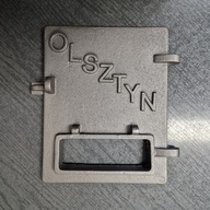 Żeliwne drzwiczki piecowe typ Olsztyn 215x270mm