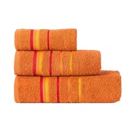 Ręcznik frotte 50x90 cm bawełna rudy