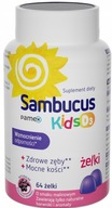 Sambucus Kids vitamínové gély s vit D3 pre deti 64 ks DETSKÁ IMUNITA