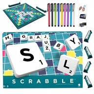 ZESTAW GRA SCRABBLE ORIGINAL wersja polska Y9616 gry planszowe + GRATIS