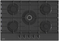 Plynová varná doska Gorenje GTW7C51B, 5 horákov, 75 cm