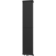 Mexen Kansas dekoratívny radiátor 1800 x 420 mm, 1441 W, Čierna