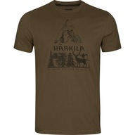 Koszulka Harkila Nature S/S T-shirt - Willow Green