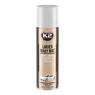 Lakier Akrylowy K2 Farba Biały Mat 500ml Spray