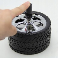 Popolníková pneumatika do auta ozdobná