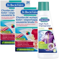 Dr. Beckmann Zachytávacie obrúsky Farba a  3v1 48 ks + ZADARMO