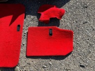 mats floor carpet boot komplet Chevrolet Corvette C5 1997